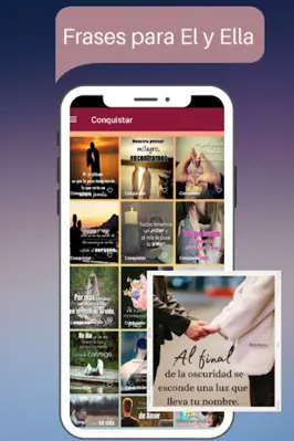 Frases para Conquistar android App screenshot 9